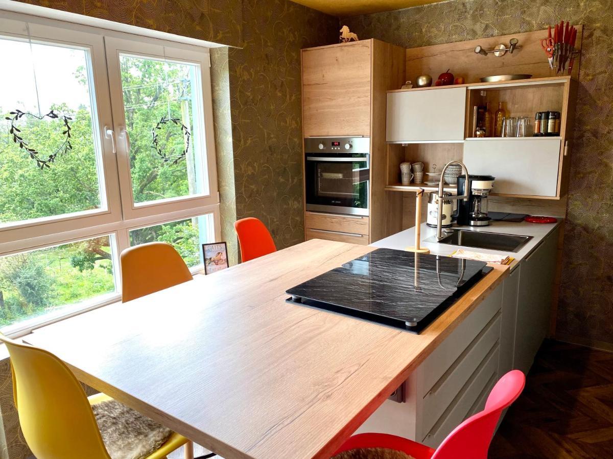 Hof Vierzehnender Im Hohen Venn - 70Qm Maisonette - 2 Schlafzimmer - Wohnkueche - Balkon Mit Grill - Monschau - Eifel - Hunde Willkommen - Islandpferde Exterior foto