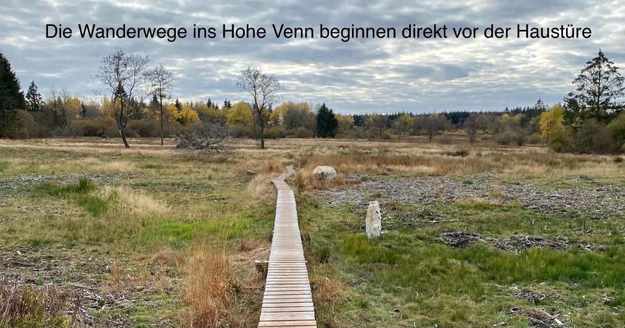 Hof Vierzehnender Im Hohen Venn - 70Qm Maisonette - 2 Schlafzimmer - Wohnkueche - Balkon Mit Grill - Monschau - Eifel - Hunde Willkommen - Islandpferde Exterior foto