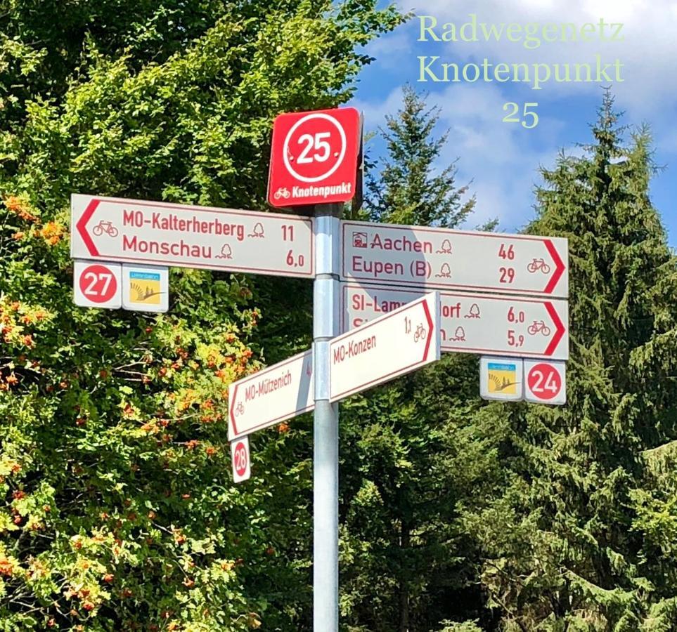 Hof Vierzehnender Im Hohen Venn - 70Qm Maisonette - 2 Schlafzimmer - Wohnkueche - Balkon Mit Grill - Monschau - Eifel - Hunde Willkommen - Islandpferde Exterior foto